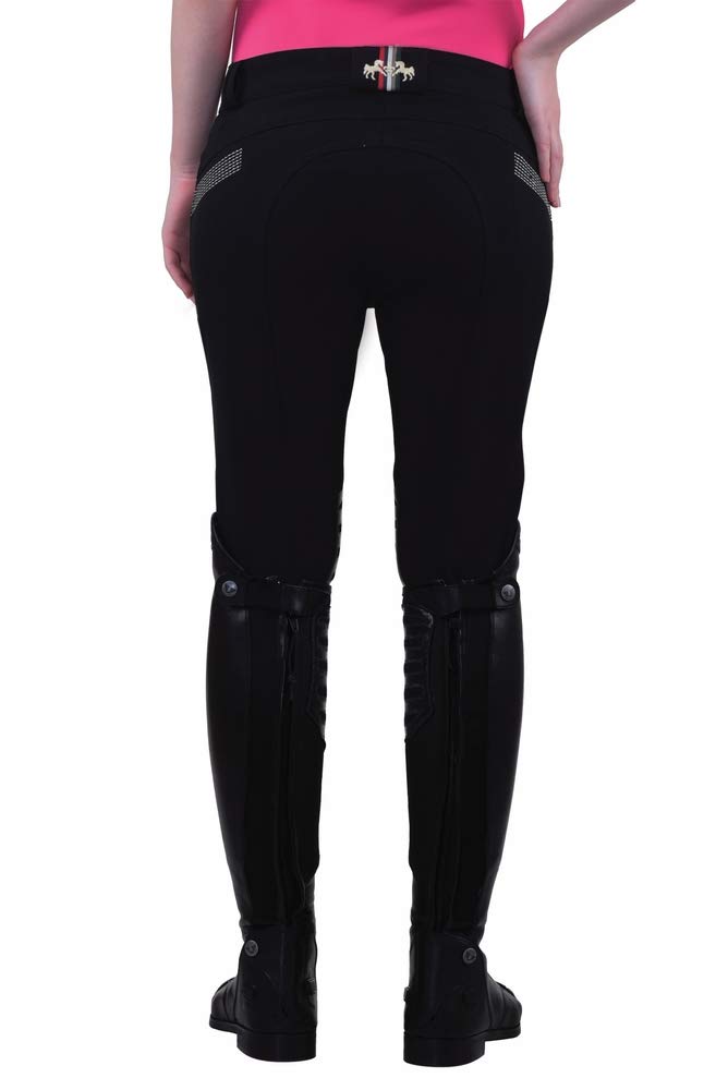 Culotte D'équitation Equine Couture Femme 24x28 - Noir - Coton/Lycra - Occasion état Neuf