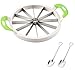 Large Watermelon Slicer Cutter Comfort Silicone Handle Watermelon Slicer Creative Melon Cutter Knife Cutting Tools(11INCH)