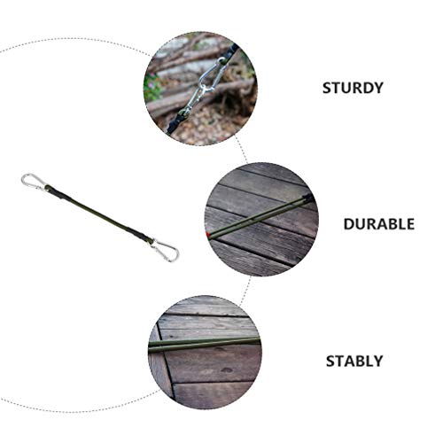 BESPORTBLE 4Pcs Bungee Cord Com Gancho Mosquetão Correias Pesados Forte Corda Elástica para O Bagage