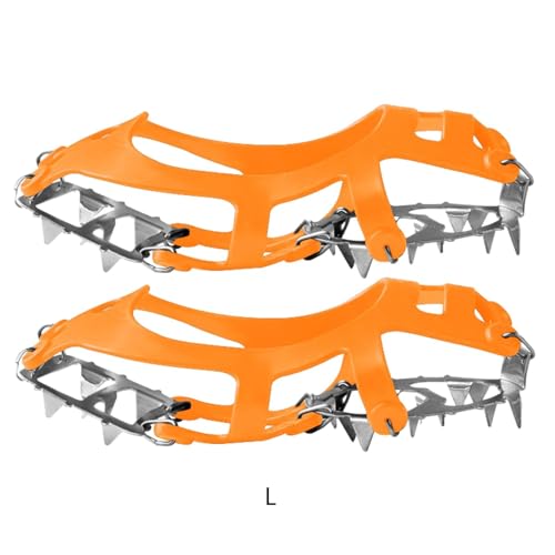 predolo Espinhos de sapato de neve crampons anti skid universal portátil grampos de gelo picos de tr