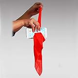 OUERMAMA 2 Pcs Nice Magic Tricks Scarf Through Cellphone with Video Tutorial - Scarf Penetrate Phone Tricks - Close-Up Magic Tricks - Magic Funny Silk Thru Mobile