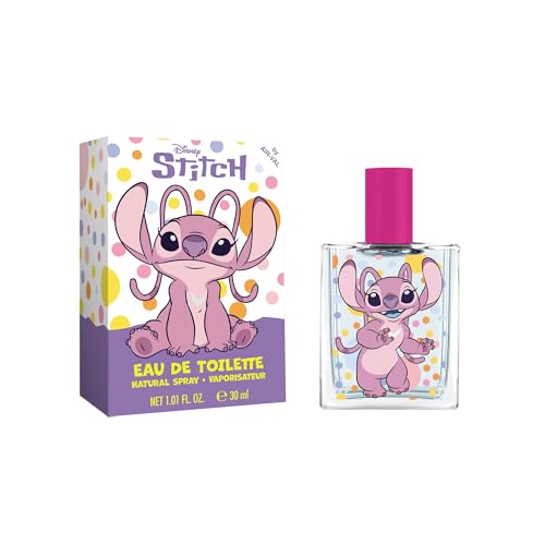 Disney Lilo & Stitch Angel – Eau de Toilette Enfant 30ml – Parfum Doux & Fruitée – Cadeau Fille ou Garçon – Flacon Illustré – Idéal Anniversaire,...
