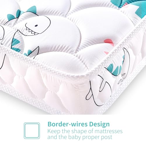 Premium 5" Crib Mattress and Toddler Mattress, Dual-Sided and Firm, Hypoallergenic Crib Mattress, Fits Standard Crib and Toddler Bed