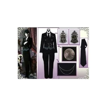 Amazon コスプレ衣装 黒執事 セバスチャン ミカエリス 燕尾服 レディースlサイズ コスプレ コスチューム コスプレ 仮装 通販