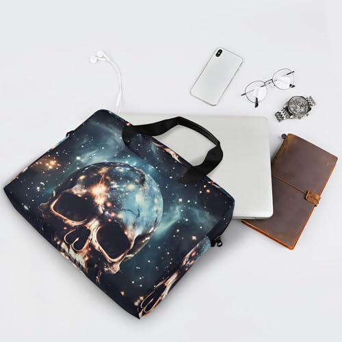 Maletín para laptop ALAZA con estampado calavera, 13-15.6 pulg miniatura 7