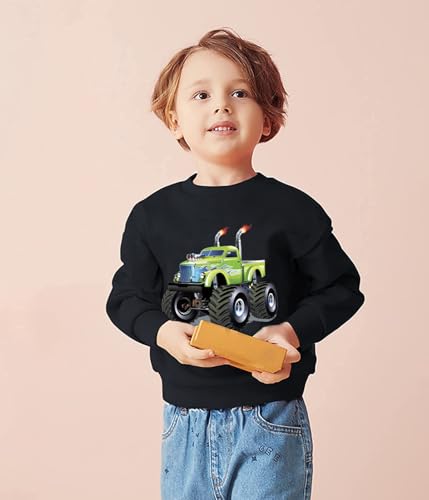 Tkria Boys Garbage Sweatshirts Top Shirt Toddler Monster Truck Pullover Clothes Kids Christmas Outfits 2-12T2