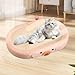 Bothyi Cat Scratching Board Scratcher Pad Furniture Protector Comfort with Ball Kitten Bed Round Cats Scratch Pad for Indoor Hunting