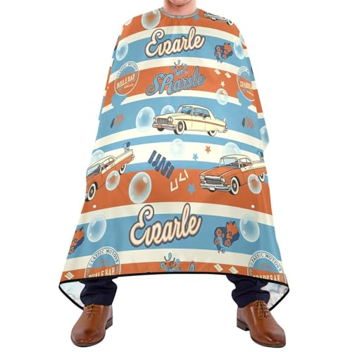 Capa de peluquería impermeable para hombre vintage profesional