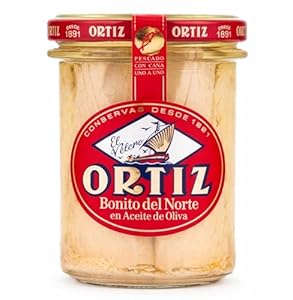 Ortiz Bonito del Norte Weißer Thunfisch in Olivenöl Spanien inkl. FeinWert E-Book (1 x 400g)