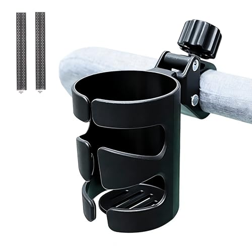 Vihir Getränkehalter für Kinderwagen Buggy Zubehör Universal Becherhalter für Buggy Rollstuhl Fahrrad Kaffeehalter Kinderwagen Cup Holder Mom Geschenke