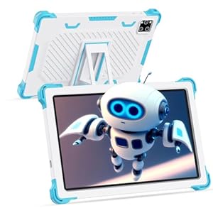 10 inch Kids Tablet, Android 14 Tablet for Kids with Case, Octa-Core 10GB+64GB, iWawa Installed, Parental Control, WiFi, Bth 5.2, Dual Camera, 5000mAh Children’s Tablet for Toddler Gift(Blue)