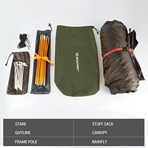 Bessport Waterproof 2-Person Backpacking Tent