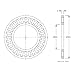AXK6085 Thrust Needle Roller Bearings with 2 Washers，Thrust Bearing ID60mm OD85mm，3mm Width；Industrial Bearing for Automotive Robot Industrial Equipment Etc