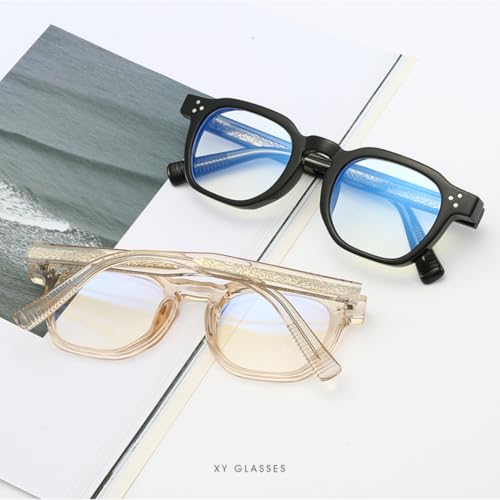 Gafas retro de luz azul TR90 grises para evitar dolor de cabeza 6