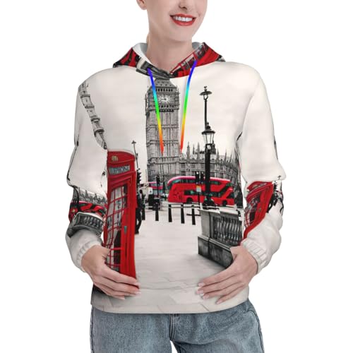 Sweat à capuche tendance London le cadeau d'automne idéal