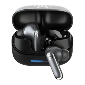JLab Epic Pods ANC True Wireless Bluetooth Earbuds, Hybrid Dual Driver System, Knowles Balanced Armature, Adaptive Noise Canceling, 56+ Hours Playtime, Custom Sound via App, Wireless Charging, Black