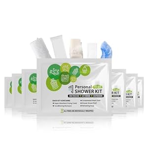 Compact Personal Shower Kit To-Go (Green) – Your Hygiene Companion for Travel, Gym, Camping | Shower on the Go | Shampoo, Soap, Towel. All in One (1)