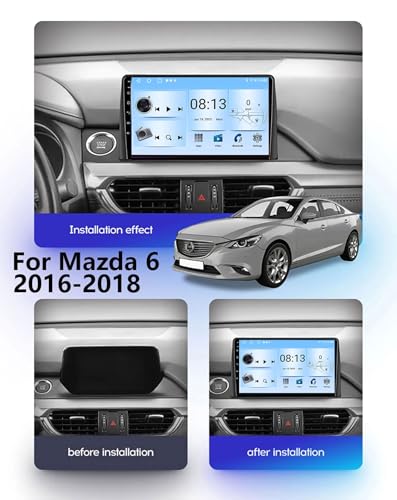 Autoradio Android 13 Mazda 6 Atenza 2016 2017 2018 écran tactile 9 - 2