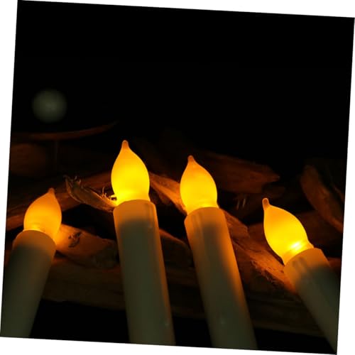 Velas LED sin llama de efecto realista con doce piezas Mipcase 2
