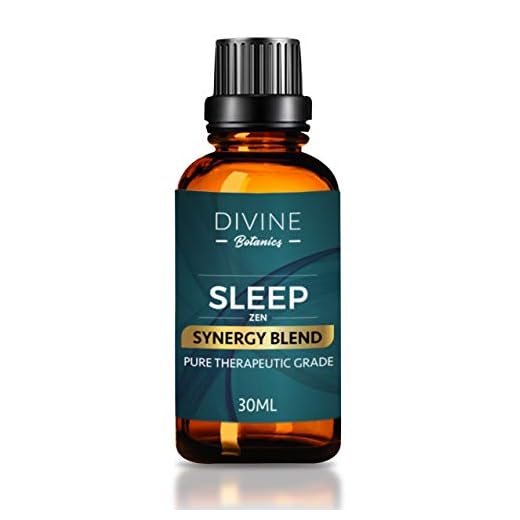 Sleep Essential Oil for Diffuser - Aromatherapy Good Night Sleep Synergy Blend - Pure Best Therapeutic Grade - 30ml - Clary Sage Copaiba Balsam Dutch Lavender - Made in USA