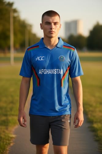 LTG PRO Cricket T-Shirt Sports Jersey Top – Men Women Unisex Short Sleeve Cricket Shirt for Australia, India, Pakistan, England, Afghanistan, Sri Lanka – Breathable Lightweight Sportswear