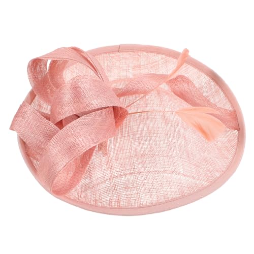 Chapeau de cocktail pince à cheveux kaki pour fête de Noël et grandes occasions