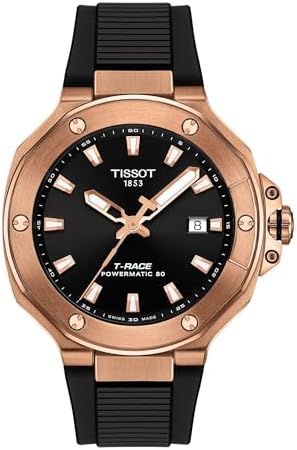時計 TISSOT T-RACE Powermatic80 Tissot T-Race Powermatic 80 41 mm, Preto | Amazon.com.br