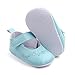 Baby Girls Dress Shoes Mary Jane Wedding Bridesmaids Casual Slip on Ballet Flat for Party School (Blue, 12-15 Months)