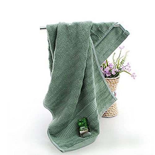 Bamboo Cotton Super Soft Highly Absorbent 2 Pieces Green Towel Set For Bathrome Hand Towel,Salon Towels #TOP4