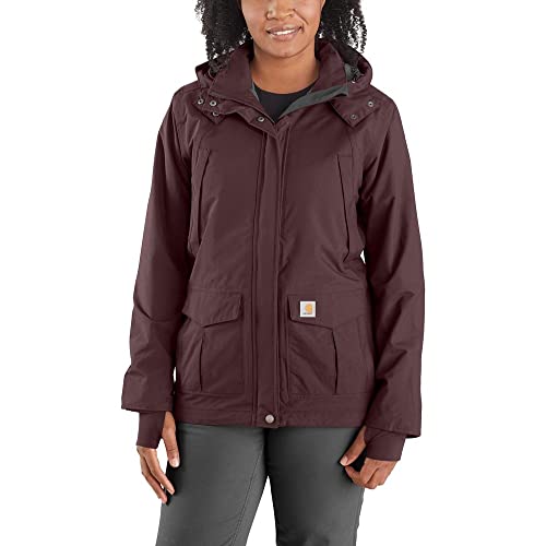 Carhartt Womens Shoreline (Regular and Plus Sizes) Jacket, BlackBerry, Large US