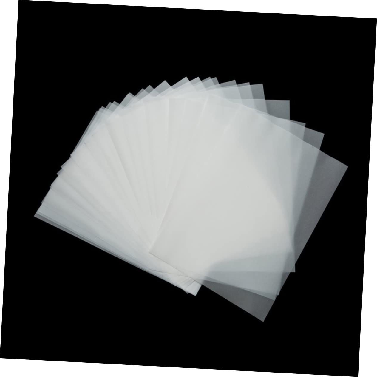 300 pièces Papier Sulfureux Semi Transparent pour Dessin et Calligraphie pour Scrapbooking et Projets DIY