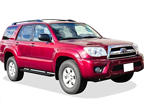 Estribos APS acero inoxidable negro 5 pulg para Toyota 4Runner miniatura 6