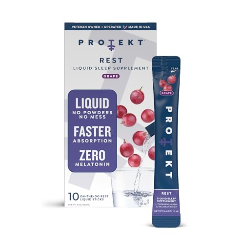 PROTEKT GABA L Theanine Supplement | Melatonin-Free Sleep Aid for