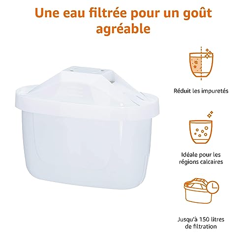 Amazon Basics Pack de 12 Cartouches filtrantes, compatibles avec Toutes Les carafes filtrantes Actuelles BRITA – vue 2