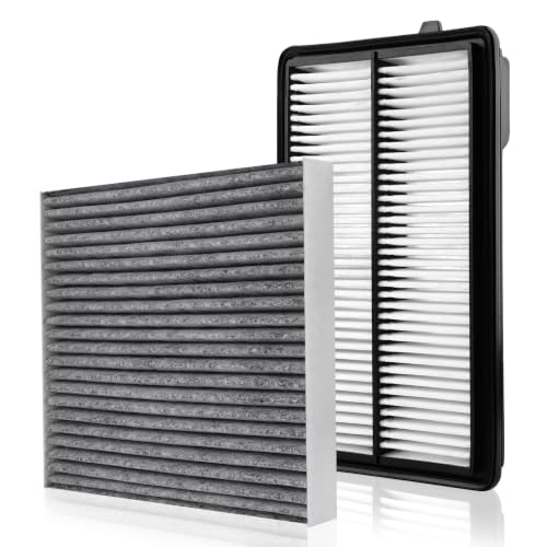 Image of Cabin & Engine Air Filter Kit for Honda Accord 2013-2017 (3.5L V6) | for Acura TLX 2015-2020 (3.5L V6), Replace #CF10134 CA11477, Air Filter Combo Replacement Car Accessories