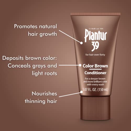 Plantur 39 Color Brown Intensity - Phyto-Caffeine Conditioner, 5.07 Fl Oz #TOP3