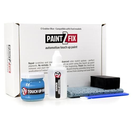 CI Grabber Blue Touch Up Paint Kit for Ford Scratch and Chip Repair - 0.84 Fl Oz (25ml)