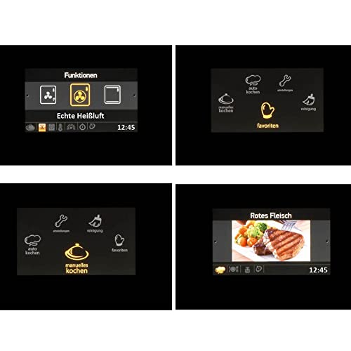 Oranier Backofenset autark Flächeninduktionskochfeld 60 cm FLI 2064 be cook mit schwarzem Pyrolyse Einbaubackofen EBP… – Bild 6