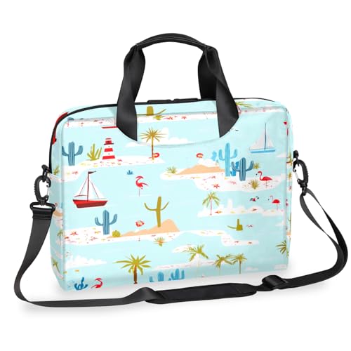 Bolso para laptop de 16 pulgadas con diseño marino miniatura 1