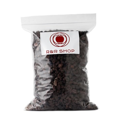 R&R SHOP – Lapillo Volcanico Medio, 100% Natural PH Neutro, Ideal para Germinación, Ventilación Mejorando el Crecimiento de Las Plantas, 10-15 mm (5L)
