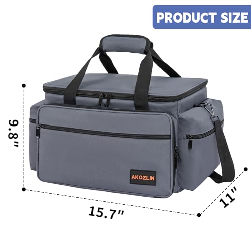 Image of AKOZLIN Cable File Bag with Dividers for Sound Instrument Accessories