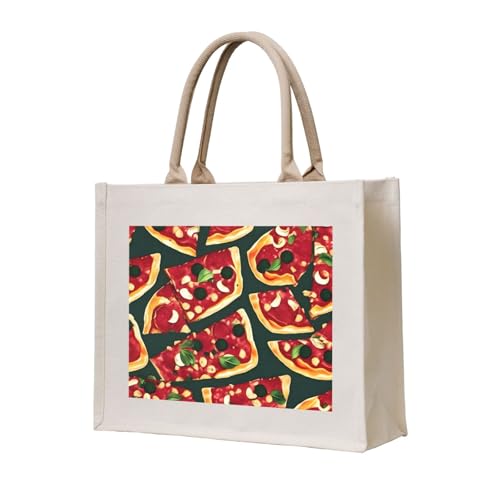 Sac cadeau personnalisé avec motif pizza pour maman