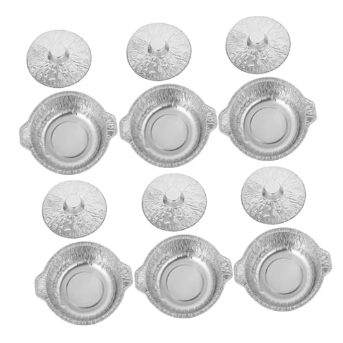 MAGICLULU 6 Pezzi Alluminio Usa e Getta con Capacità per Grigliate e Riscaldamento Versatili per Bbq e