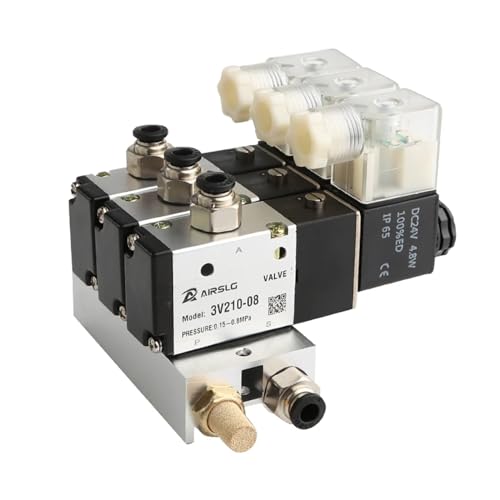 Bloc électrovanne 3V110-06-NC silencieux AC220V à commutation rapide 8 sorties - 5