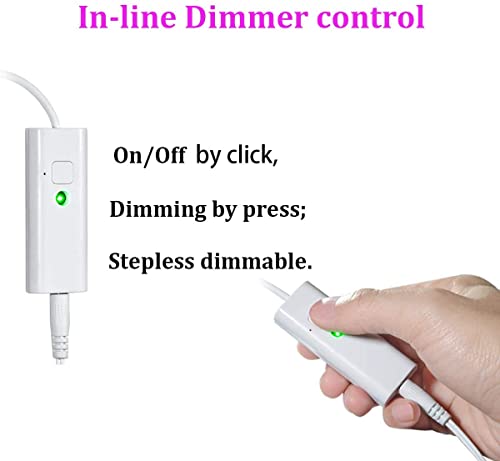 LED Dimmer, Size of DC Plug: 3.5X1.35mm, WOBANE RF Remote with Controller, DC12V Dimmer Switch, PWM Controller for Single Color LED Strip,LED Ribbon Light,LED Lamp,Please Confirm the Size of Plug