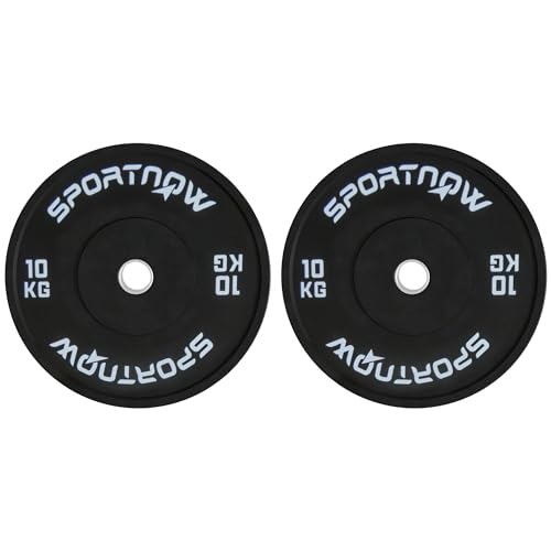 SPORTNOW Set di 2 Dischi Palestra da 10 kg, Dischi