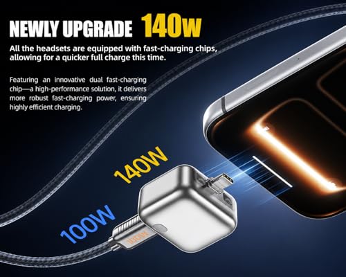Image of CERLINK Smart Charger Adapter Auto Power Disconnector | Automatically Pops Out After Full Charge | No Touch Mobile Screen in 5 Minutes | Type-C Cable | Compatible with Android, Tablet, Apple & Switch