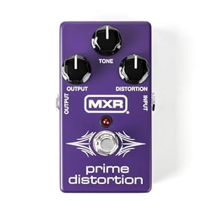 The M69P Prime Distortion Pruple is the Purple distortion pedal from MXR by Dunlop. This pedal offers 80s rock style distortion and is easy to use thanks to its three-control layout: Output, Tone and Distortion. The M69P is the Purple version of the ...