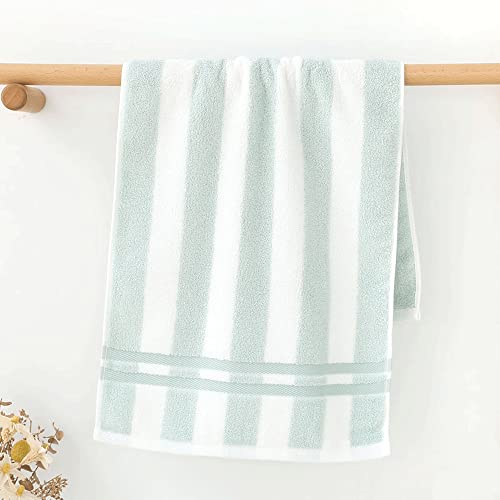 Serviettes de bain stripe en coton de qualité supérieure pour un séchage rapide au quotidien