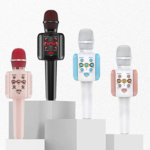 Image of VRJTEC Kids Wireless Karaoke Microphone | Bluetooth Singing Mic with Built-in Speaker, Echo, Rechargeable & Portable Handheld Toy Mic for Boys & Girls | Birthday Gift & Home Party Fun